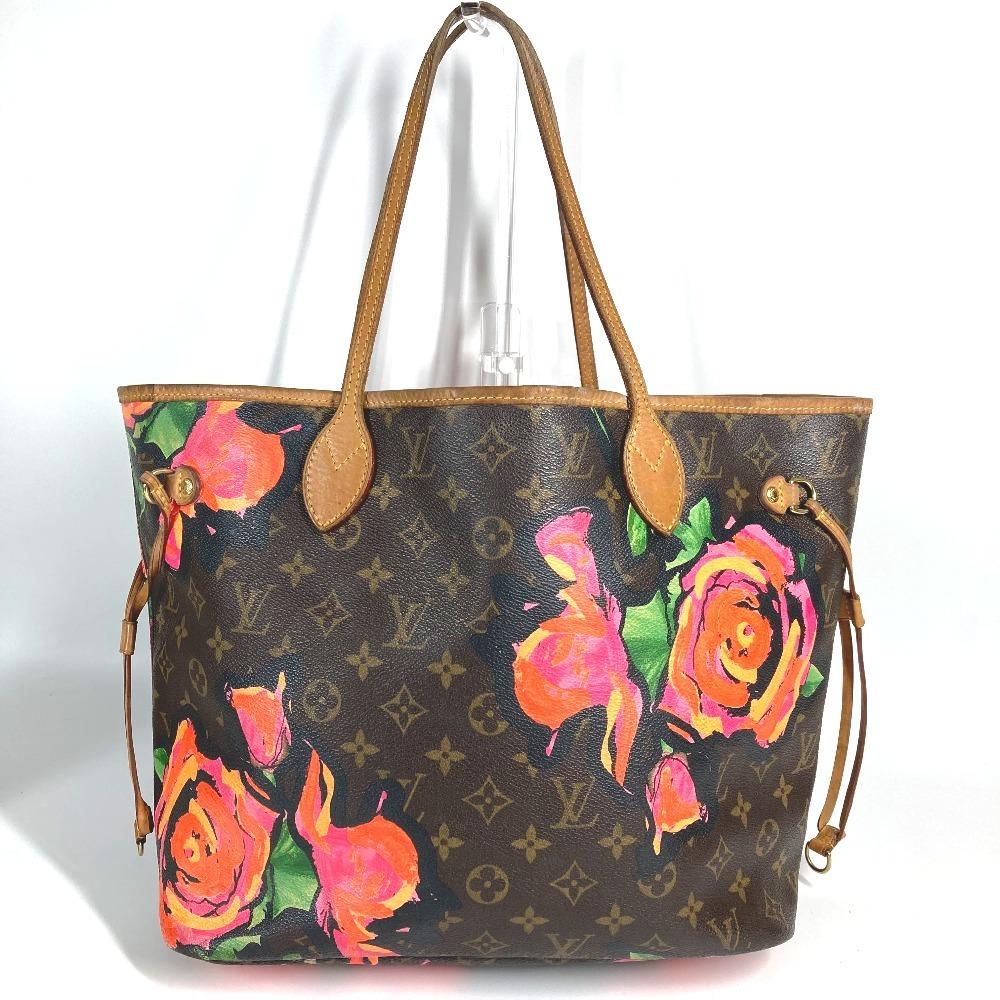 Louis Vuitton M48613  Monogram Rose Neverfull MM Shoulder Bag Tote Bag