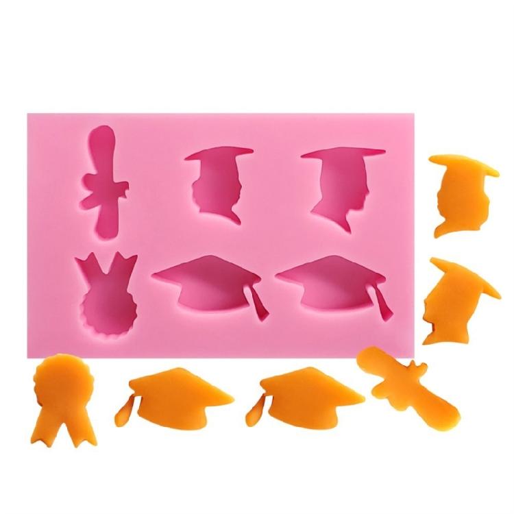 DIY Graduation Cap Baking Mold Birthday Cookie Tools Cake Decorating Tools