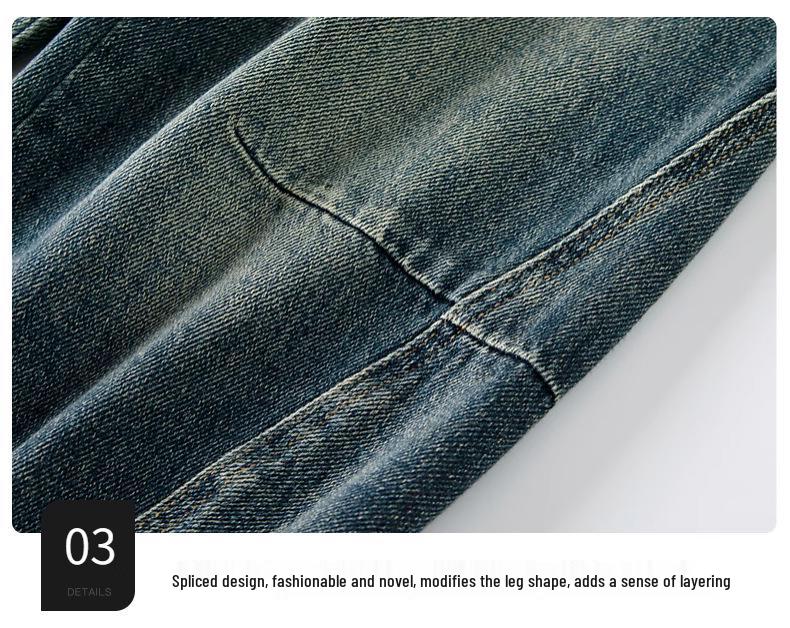 Boys' Loose Wide-Leg Denim Jeans - Spring/Autumn 2025 Collection