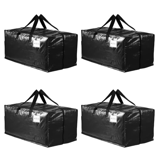 TAILI Large Storage Bags, Moving Bags, Futon Storage Bags, Extra Large Capacity Bedding Cases with Handles, Clothes Storage Cases, Down Comforters, Du