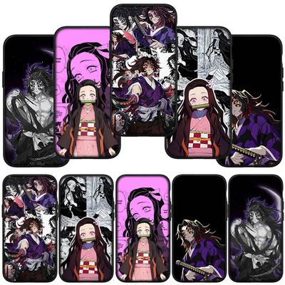 Phone Case for Samsung Galaxy S25 S24 S23 iPhone 16 15 Xiaomi Redmi Note 14 13 12 16E 11 Pro Max OPPO Moto Huawei Kokushibo Nezuko Demon Slayer Cover