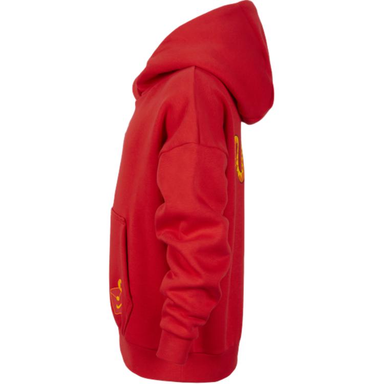 Nike Sportswear Club Snake Welcome Series Hooded Pullover Fleece Long Sleeve Kids Tops University-Red HV8956657