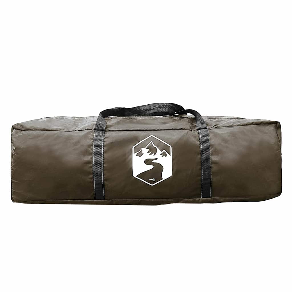 Dome Camping Tent for 3 Persons Brown Waterproof