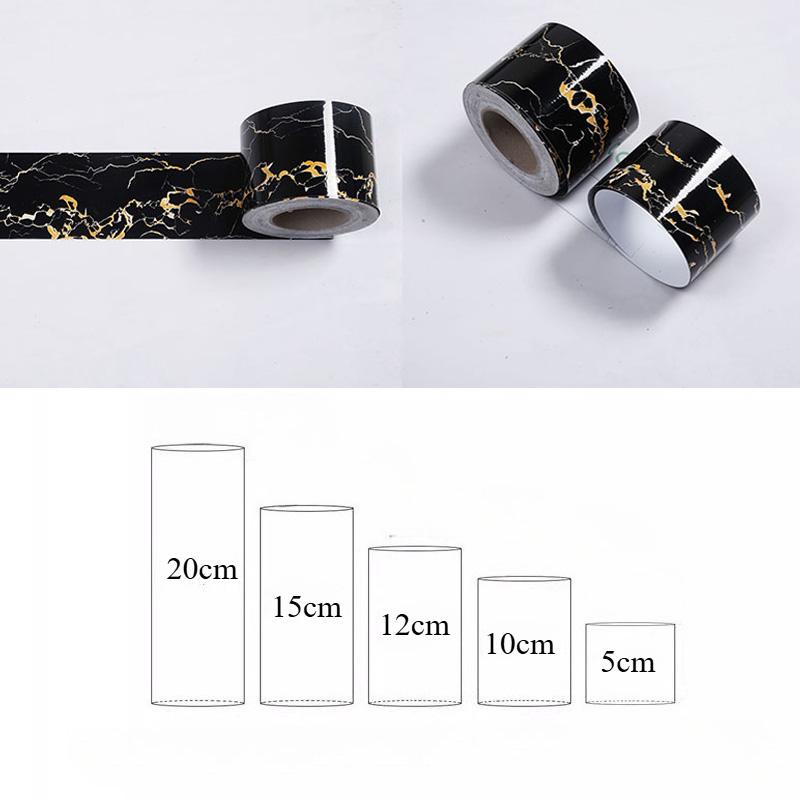 

Водонепроницаемые самоклеящиеся плинтусные наклейки из ПВХ, наклейки на стену с текстурой дерева и мрамора, виниловые наклейки для декора дома, длина 10 метров Width-5cm