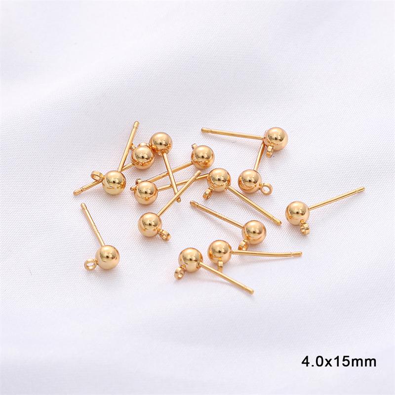 1Pair Copper Ball Belt Sling Needle For DIY Necklace Bracelet Jewelry Making Accessories Handmade Supplies