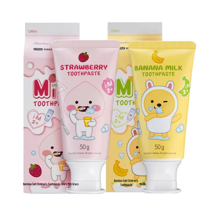 Bamboo Salt Kids Low-Fluoride Anti-Cavity Toothpaste Duo