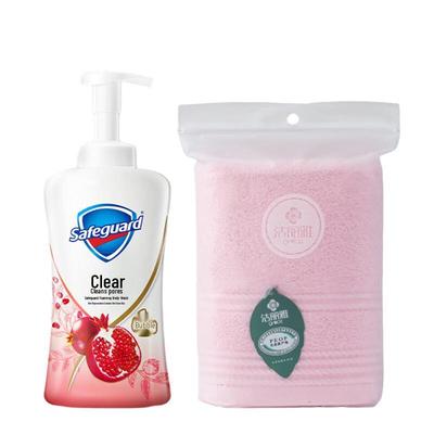 Safeguard Roter Granatapfel Duschgel mit Schwamm