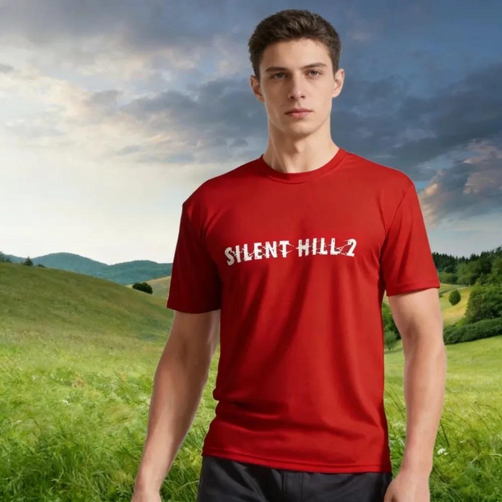 Silent Hill 3 Horror Game Crew Neck TShirt Cotton Vintage Casual TShirt High Quality Instagram 2K Coming Soon Tshirts