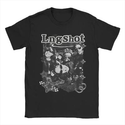 2026 Hip Hop Streetwear Oversize Kpop Lngshot T-Shirt Hommes Femmes Coton Nouveauté T-shirts Col Rond T-shirt Manches Courtes Hauts Grande Taille