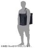 BEAMS DESIGN ELASTIC MESH Boston Large Slightly Black Bag, Lightweight, Capacity, 2-Way Design, Water-Repellent,
