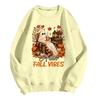 Ladies Fashion Casual Halloween Printed Pullover Sweater