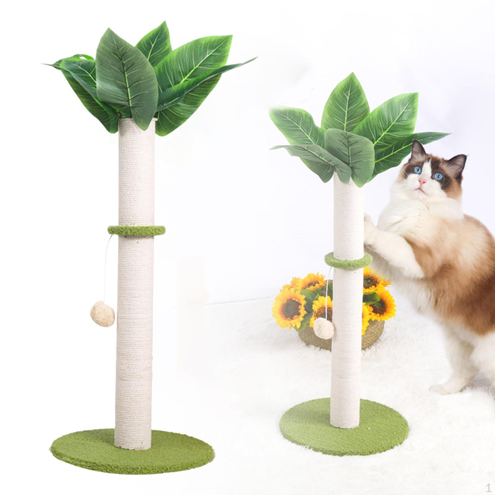 

Cat Climbing Pole for Kitten & Adult Use Protect Your Furniture 62.5cm Durable with Ball Style A