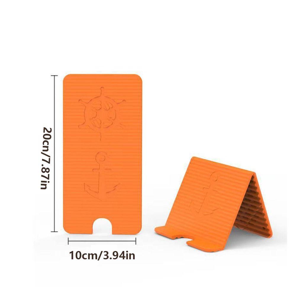 Foldable Foldable Phone Holder Silicone Flexible Phone Bracket Desktop Tablet Stand  Filming