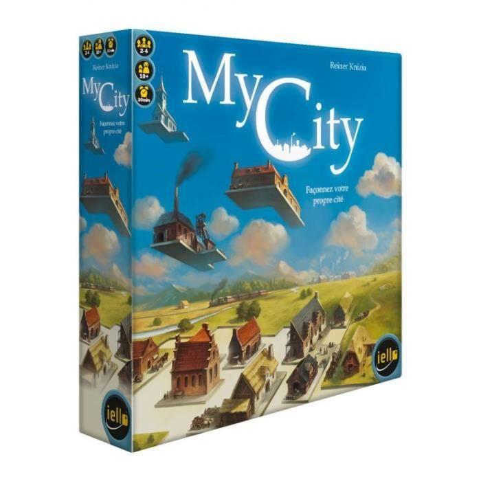 Jeu de Plateau - IELLO - Ma Ville - Couleur Blanc - Garantie 2 Ans