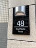Solar-Powered Custom House Number Plaque with LED Lights