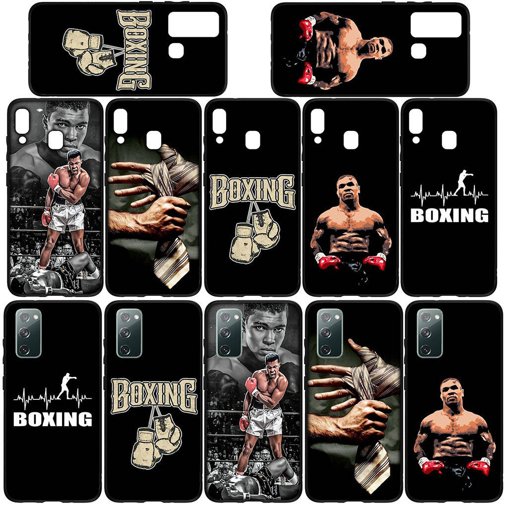 Phone Case for Samsung Galaxy S25 S23 S22 S24 Ultra FE A05 A06 A15 A16 A36 A37 A35 A54 A55 A56 A57 A25 A26 A53 Kickboxing Strong Boxing Gloves Cover
