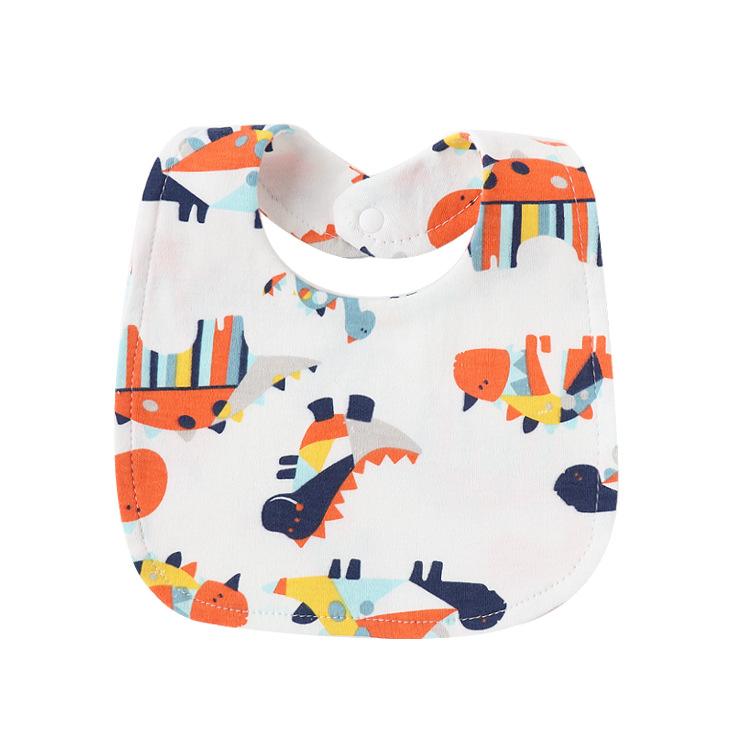 Newborn Baby Bibs Pure Cotton Double Layer Drool Bibs High Absorbency Burp Cloths For Infants Toddlers Soft Skin Friendly