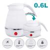680W Electric Kettle Silicone Travel 600ml Mini Foldable Electric Kettles Portable Water Boiler Collapsible Camping 220V