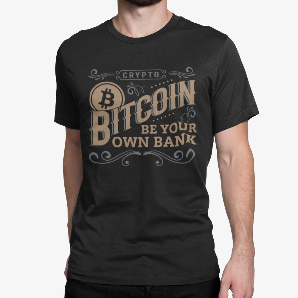 

Crypto Coin Shirt Be Your Own Bank Krypto Stock Aktie Money Get Rich Herren 3XL