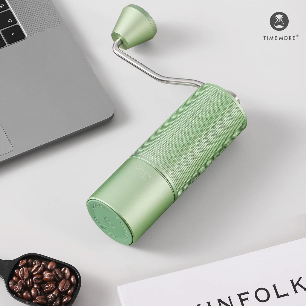 TIMEMORE New All-Metal Manual Coffee Grinder, Timemore C3S, with Stainless Steel Grinding Grinders, Adjustable Coarseness, Lightweight, and