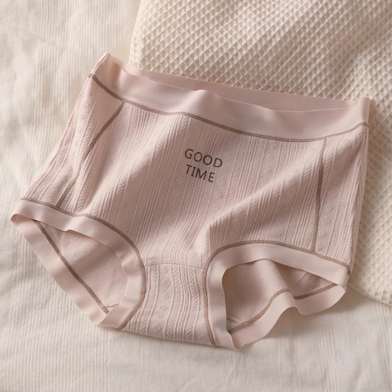 Women Underwear Cotton Panties Cute Panty Middle Waist Briefs Comfortable Soft Underpants M-XXL