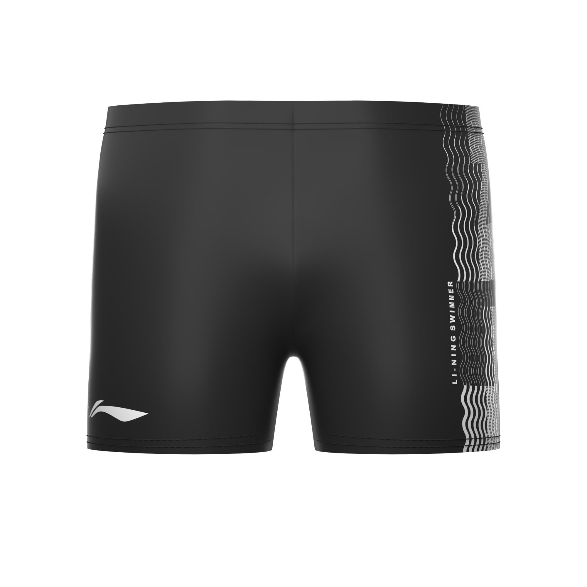 Li-Ning Простые Быстросохнущие Удобные Эластичные Мужские Боксеры Плавки Мужская Пляжная Одежда LSKU820-8 L