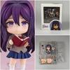 10CM Doki Doki Literature Club Chibi Nendoroid Set Cute Anime Articulated Action Figure Model Desktop Ornament Trendy Toys Gift
