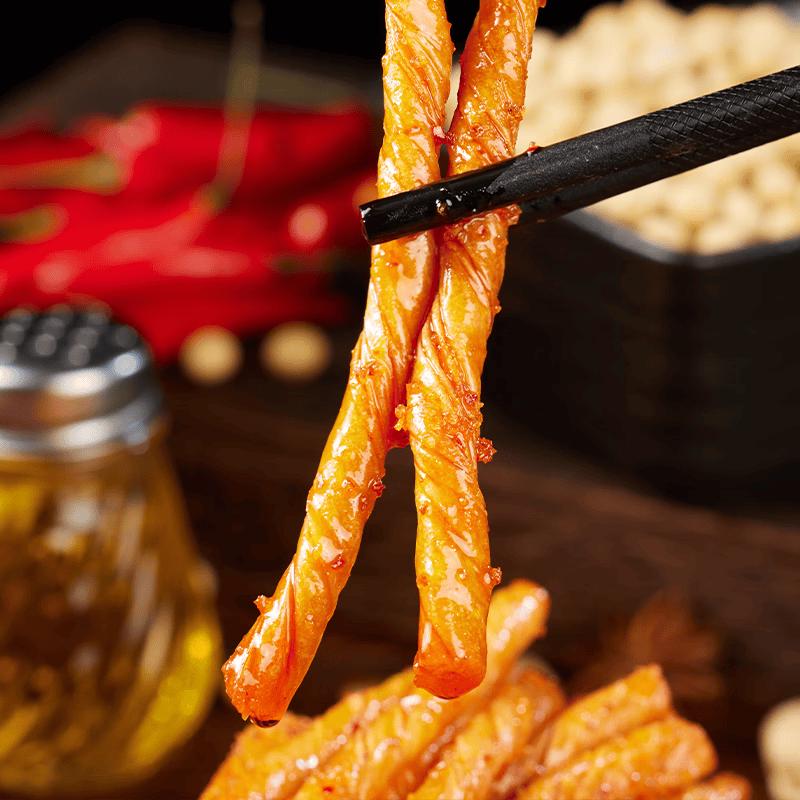 Wulama Mildly Spicy Bean Curd Rolls Snack