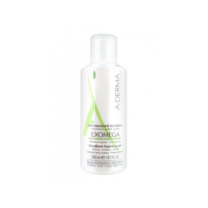 A-Derma Exomega Gel Moussant Emollient 200 ml