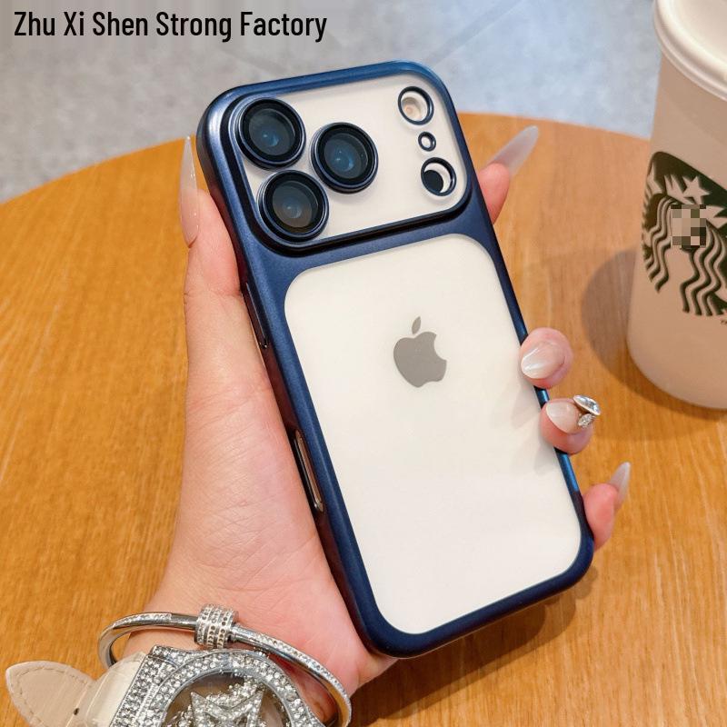 

iPhone 17 Pro Max Matte Case with Full Coverage Lens Protection and Anti-Fall Design 14 Pro