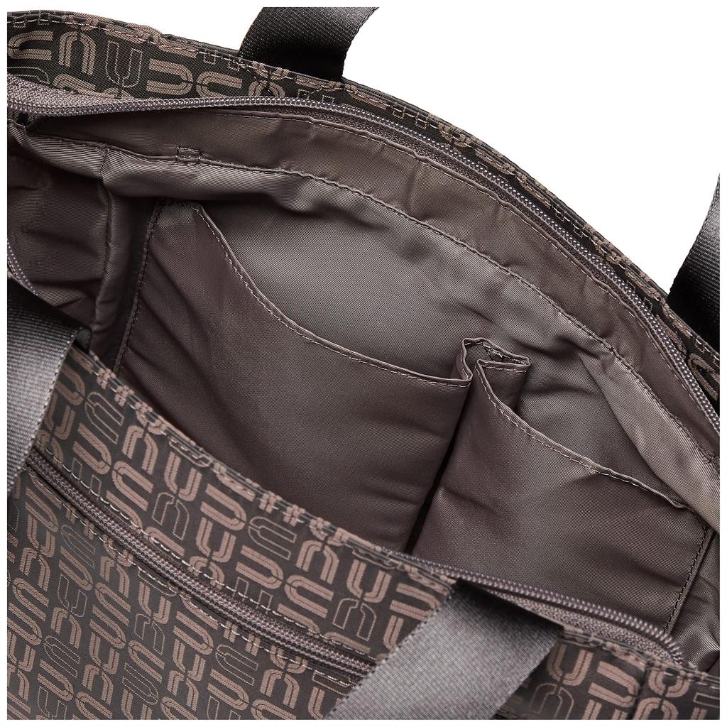 U by Ungaro 2-Wege-Tragetasche [Francine] Damen Leichte Nylon Jacquard-Monogramm-Tasche UULH1SH2