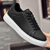 Fashion New Classic Solid-Color Men's Casual Sports Shoe Breathable Round Toe Lace-Up Walking Shoe Comfortable And Anti -Slip Flat Shoes