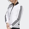 Adidas Neo Short Side Stripe Sports Cotton Jacket Winter Women Jacket White GJ8851