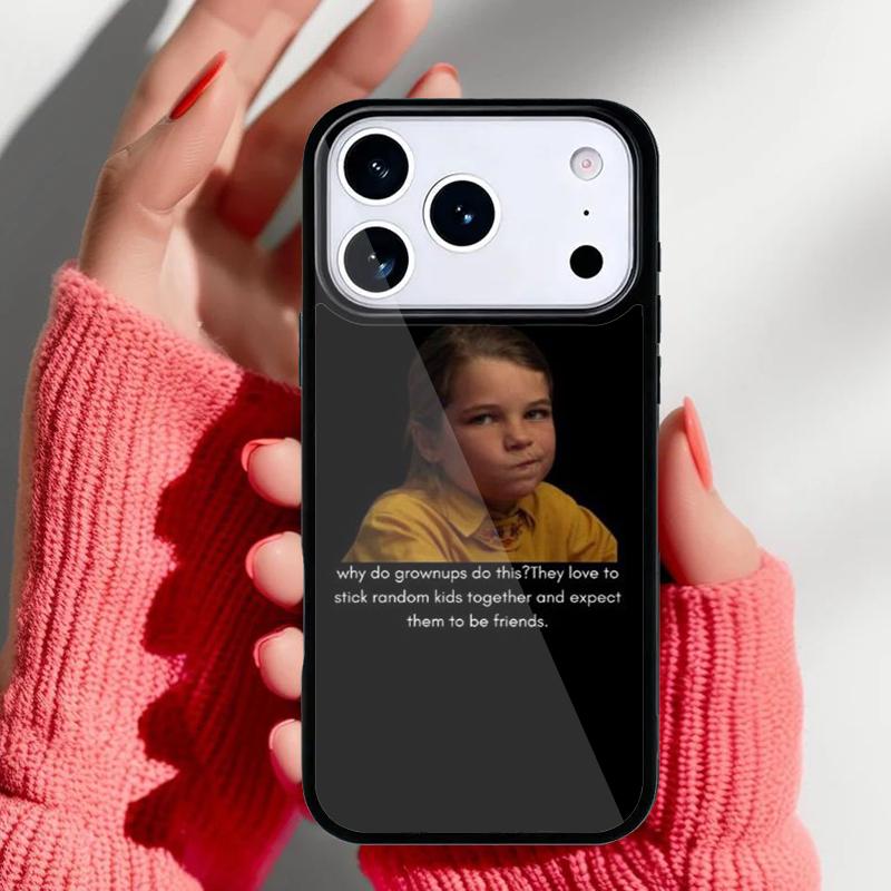 Cute Boy Young Sheldon TV Phone Case for iPhone 17 16 15 14 13 Pro Max Back Cover for 12 11 Pro Coque