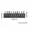 6.35mm L-Shaped Double-Head Hex Wrench for Screwdriver Bits