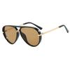 New Retro Pilot Double Beam Gradient Women Sunglasses  Personality Candy Color Design Trendy Casual Men Uv400
