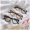 New unisex round cat eye glasses for men women pc frame glasses plain glasses Nearsighted Eyewear Glasses -1.0 -2.5 -2.0