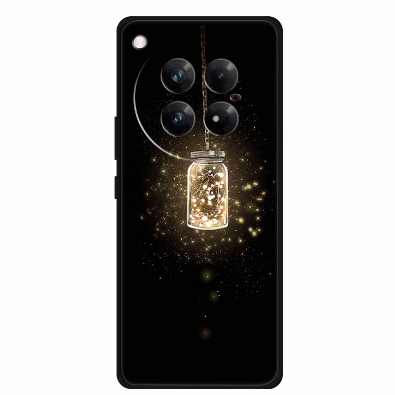 For Infinix Zero 40 5G Case Black Silicone TPU Painted Planet Cover Luxury Animal Case For Infinix Zero 40 4G Luxury FlowerFunda