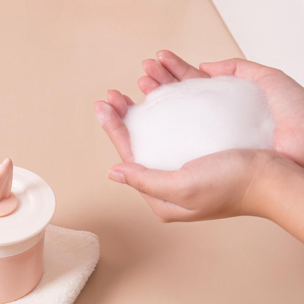 Portable Facial Cleanser Frother, PP Material Manual Foamer, Face Wash & Makeup Remover Foaming Mesh Box