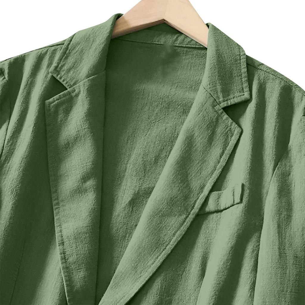 Men's Casual Long Sleeve Blazer Jacket with Pockets Lightweight Fashion Outerwear Suitable for Various Occasions Stylish Design