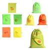 Reusable Vegetable Fruit Freshness Storage Bags Polyester for Kitchen Refrigerator Organization Large Capacity