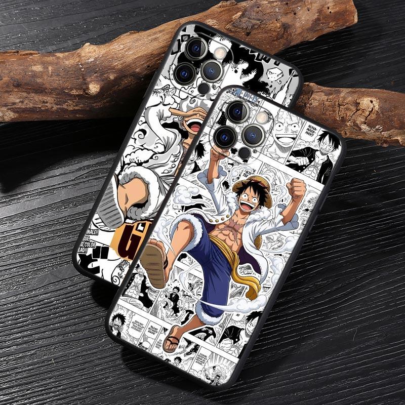 Comics One Pieces Anime Funda For iphone 17 Case For iPhone 16 15 11 12 13 Mini 17 Pro Max 16 Plus 17E 16E Air Case Soft Cover