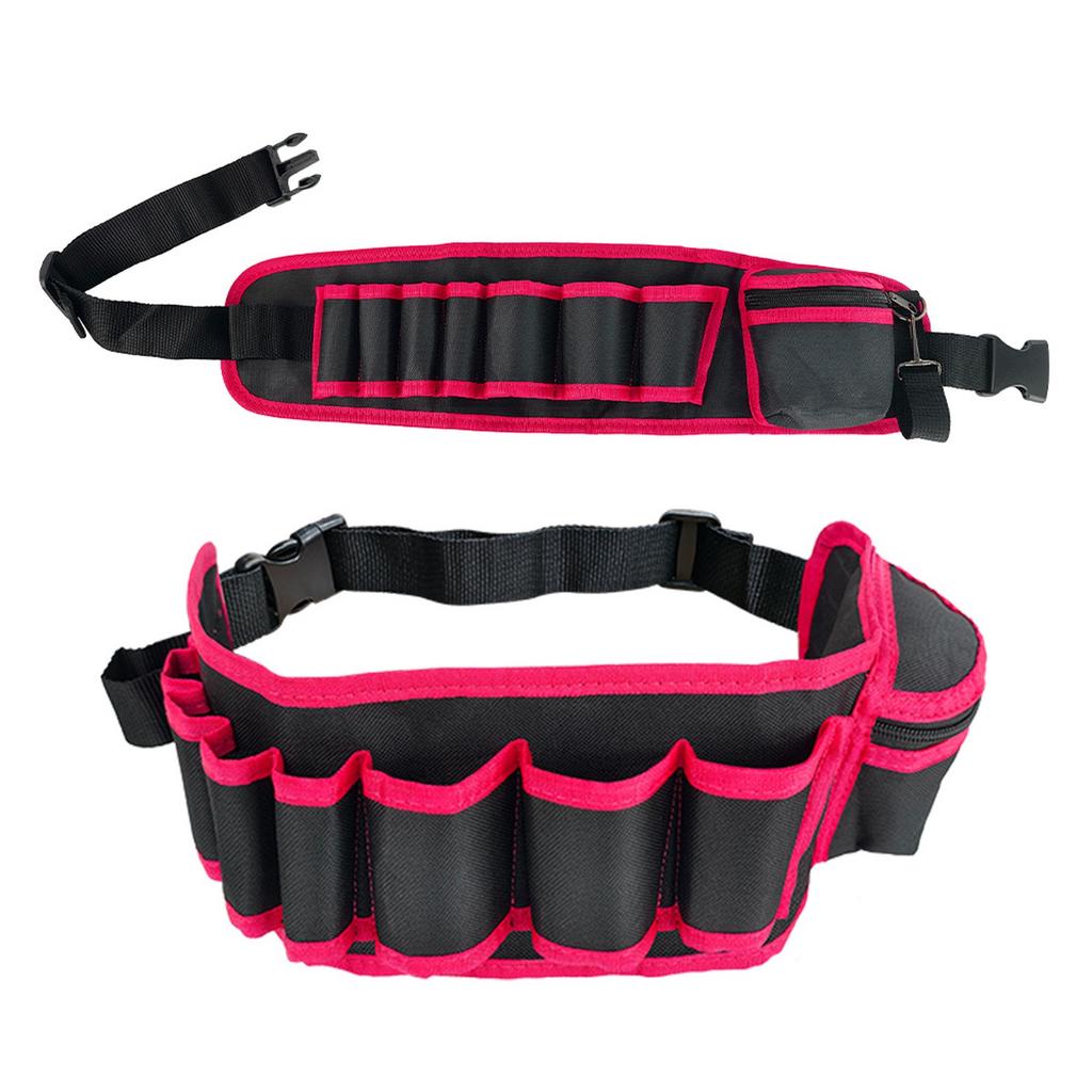 Multifunctional Tool Storage Bag Pouch Belt Electrician Drill Waist Bag Screwdriver Hardware Tool Bags Organizer