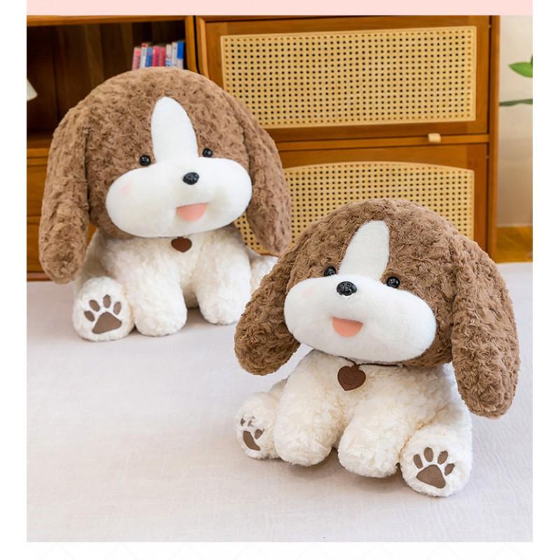 Super Soft Plush Dog Toy Kids Adults Cuddly Stuffed Animal Pillow Bedtime Comfort Decorative Window Sill Ornament