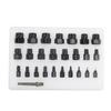 Multi-Spline Easy Out Bolt Extractor 26pcs Screw Extractor Set Tap Extractors Sturdy Build Heavy-Duty Performance For Efficient