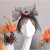 Plastic Skull Headbands For Halloween Parties Gothic Costume Accessory Portable Hair Decors