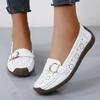 New Style Shoes - Casual Flat Shoes with Soft Sole and Soft Surface, Large Size, Women's Style, Hollow Design