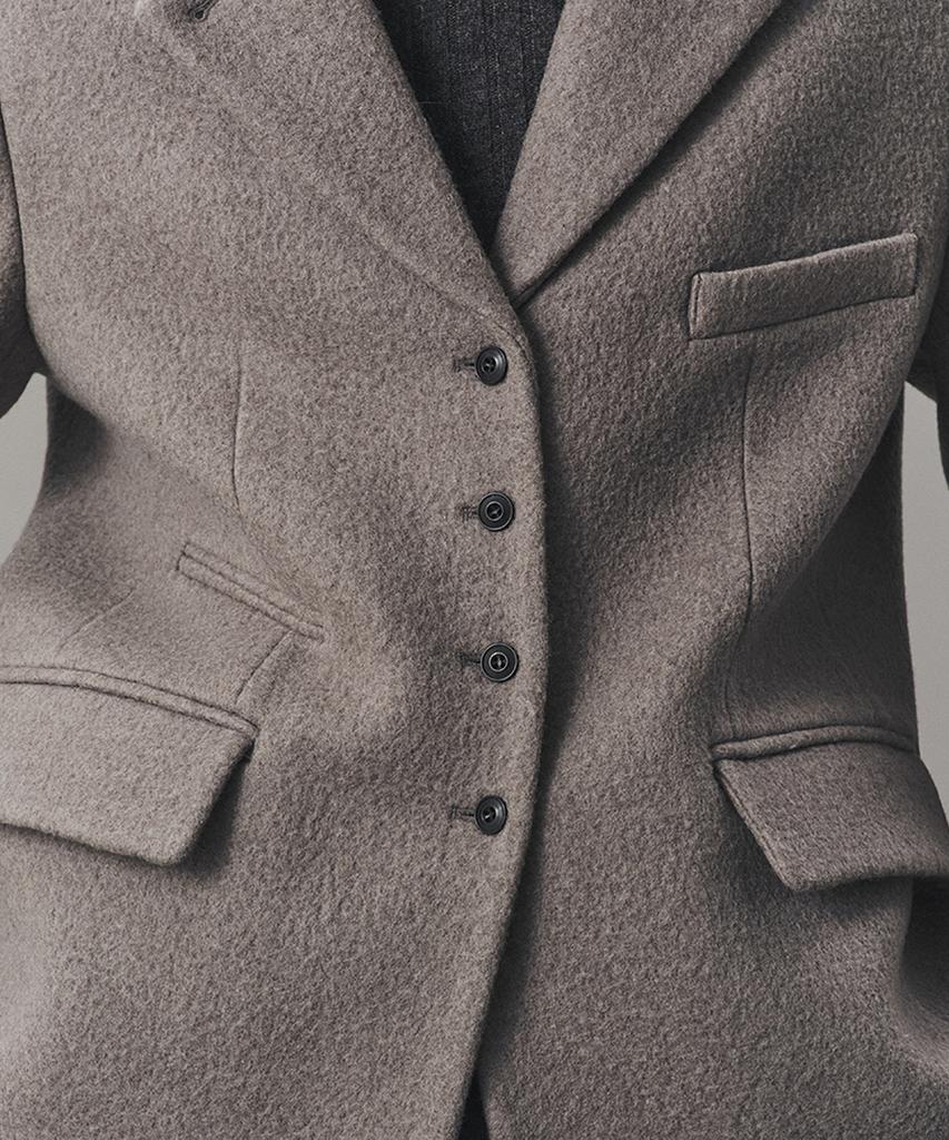Ahwe Wool Tailored Jacket_Gray