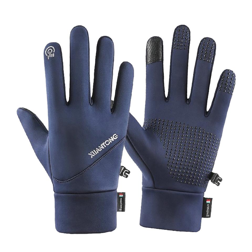 Loogdeel Outdoor Driving Motorcycle Waterproof Thermal Non-Slip Gloves Winter Touchscreen Warm Women Bicycle Gym Cycling Gloves