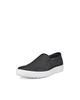 Casual Sneakers Soft 60 Genuine Leather Casual Sneakers BLACK Cm 3E [ECCO] Men's Slip-on 24.5